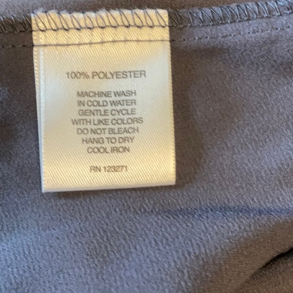 Wishful Park Navy Zippered Blouse - Picture 7 of 8